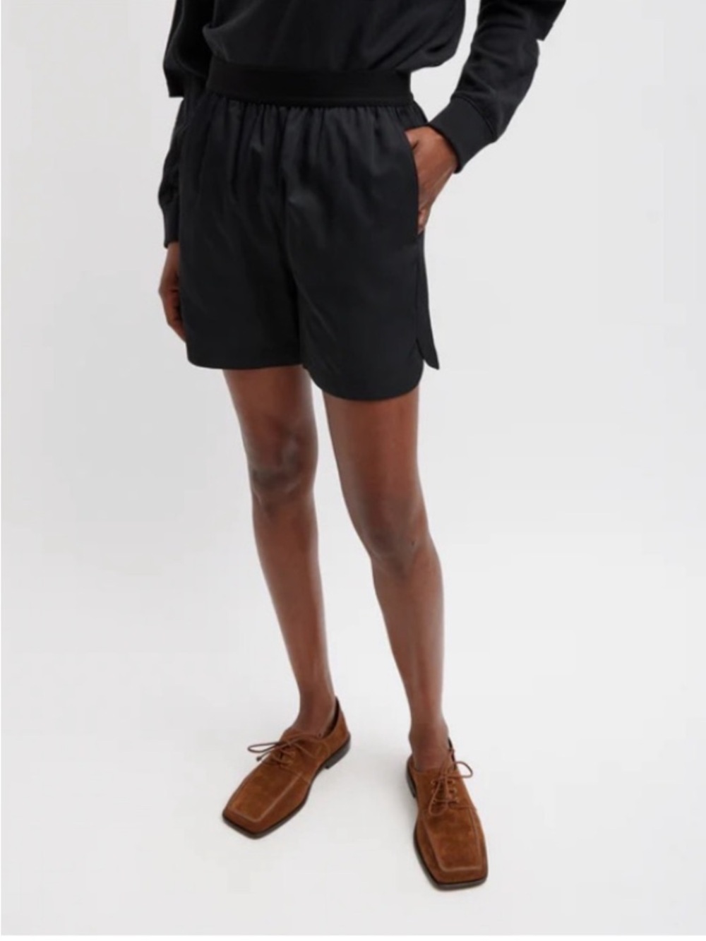 Tibi Drapey Suiting Pull On Short NWT